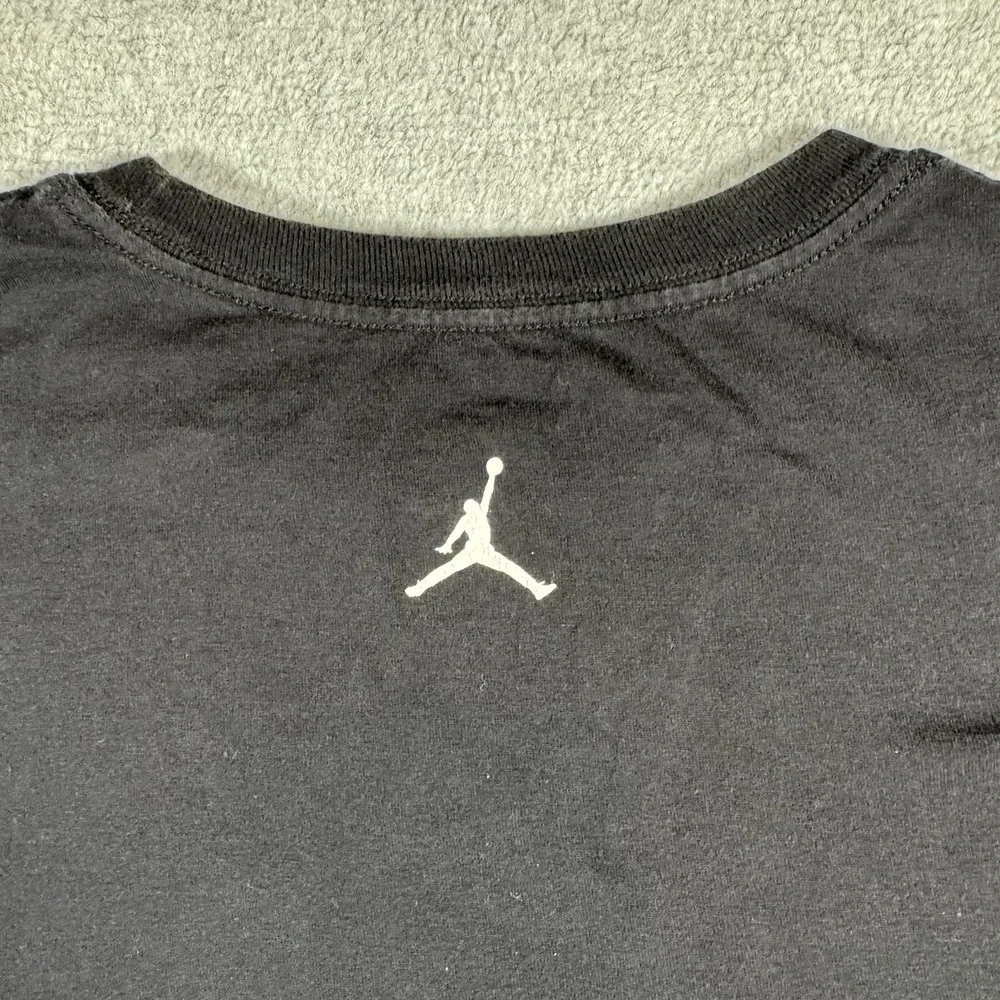 Jordan Jumpman Graphic T Shirt Black Distressed Basketball Nike Men's XXL